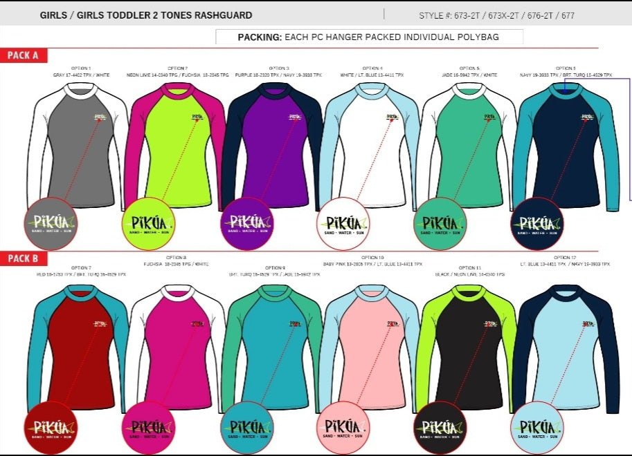 Women Rashguard (Two Tones)